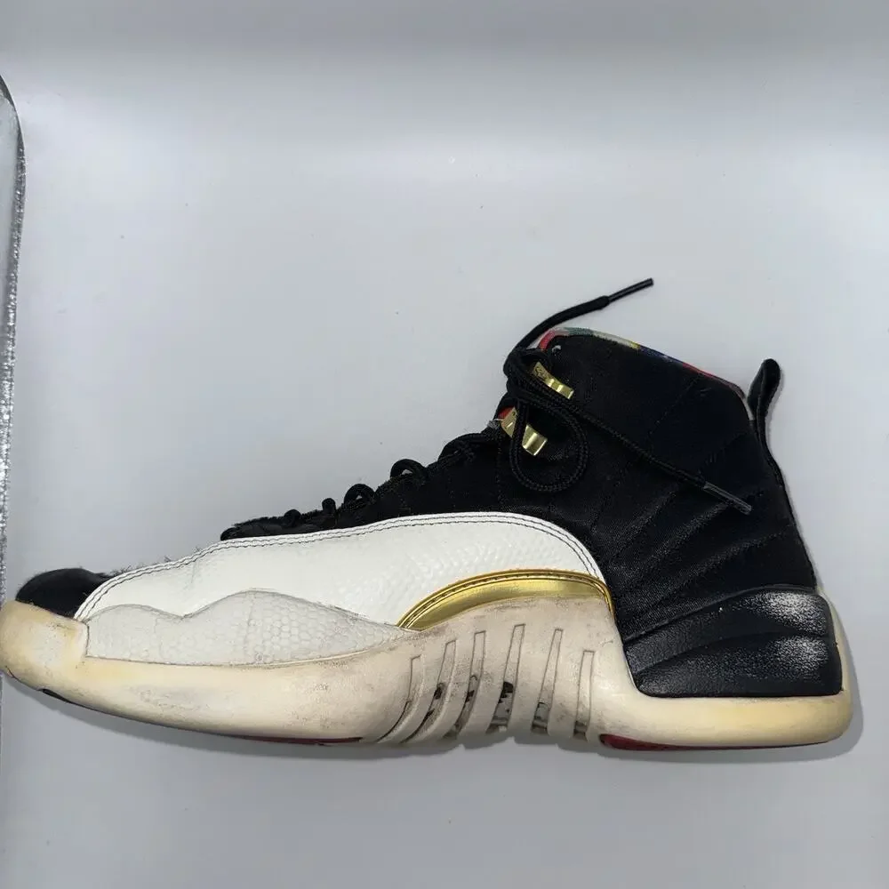 Air Jordan 12 Retro Chinese New Year 2019 Black Gold CI2977-006 Men’s 9.5